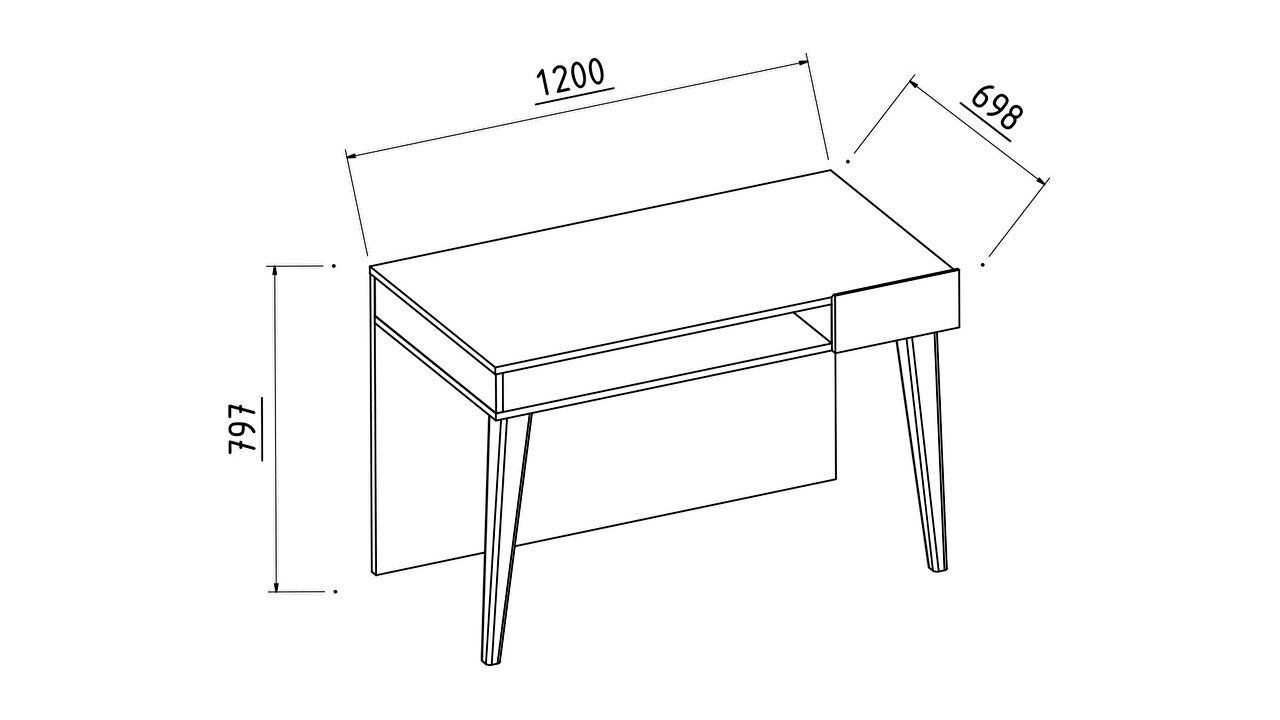Set mobilier Tineret cu Birou standard Arles Set Mobilier Tineret