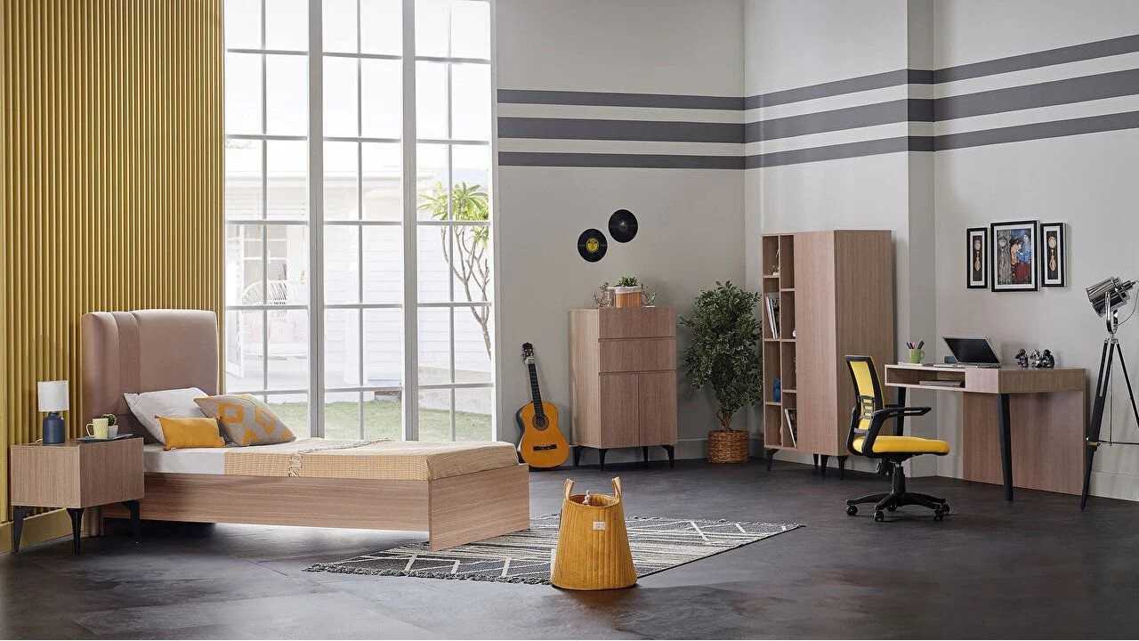 Set mobilier Tineret cu Birou standard Arles Set Mobilier Tineret