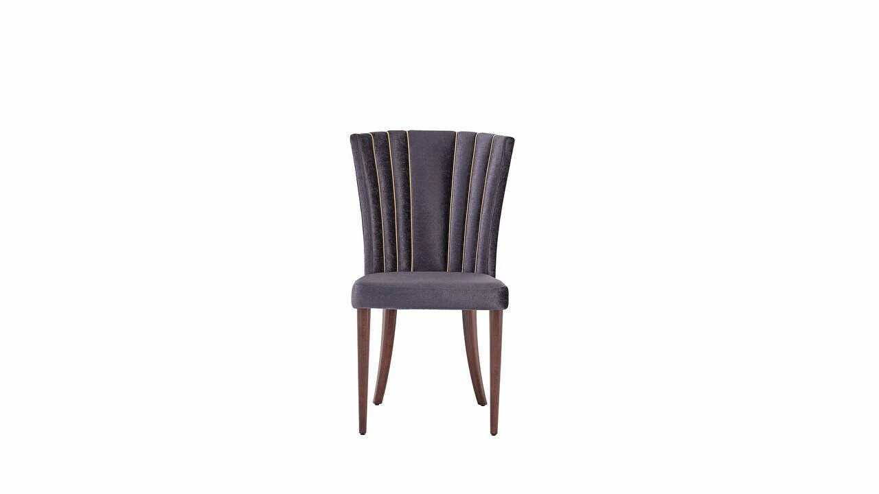 Set Dining Room cu masa extensibila Plaza, culoare Nuc Seturi Dining Room SHOWROOMPLAZADININGCEVIZ