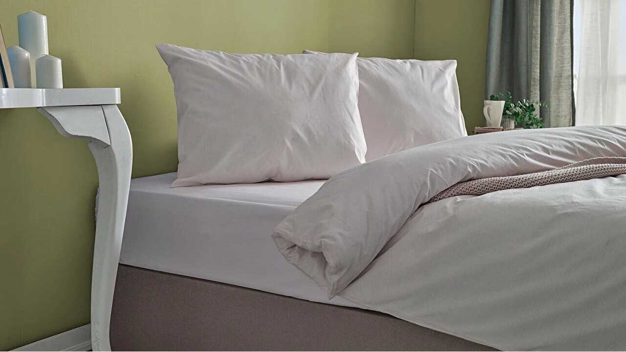 Set Lenjerie de pat Dreamlife Double Kingsize, Roz-Pudra DOQU Lenjerie de pat
