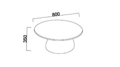 Masuta de cafea Boheems BELLONA Masuta de Cafea 22BHS3305ZHX8