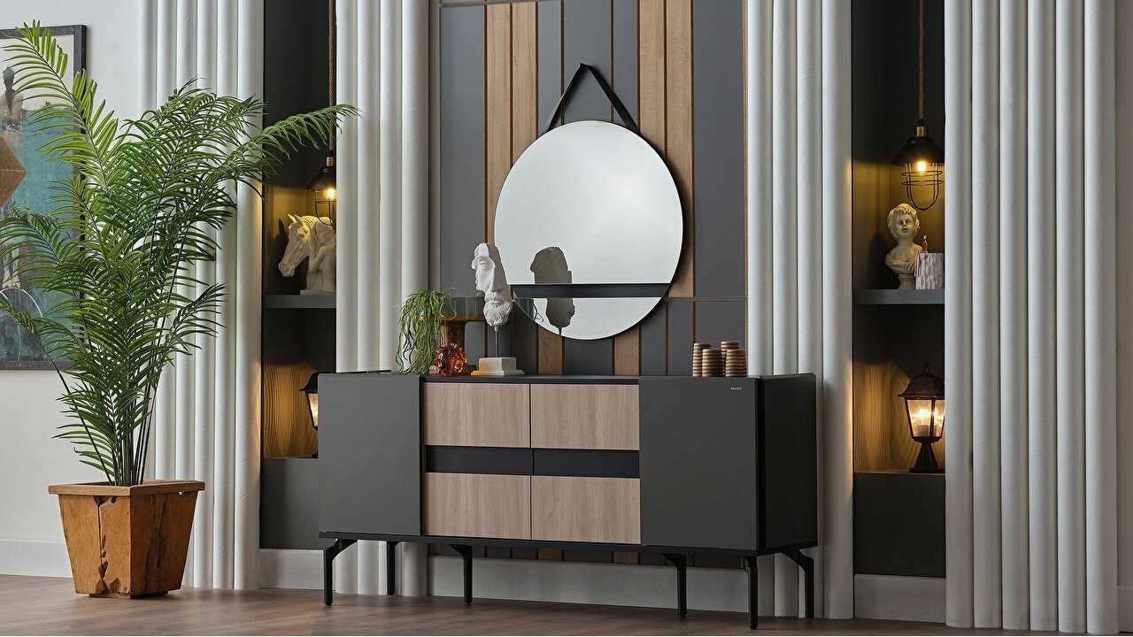 Set Dining Room Lucida cu Masa Extensibila BELLONA Seturi Dining Room