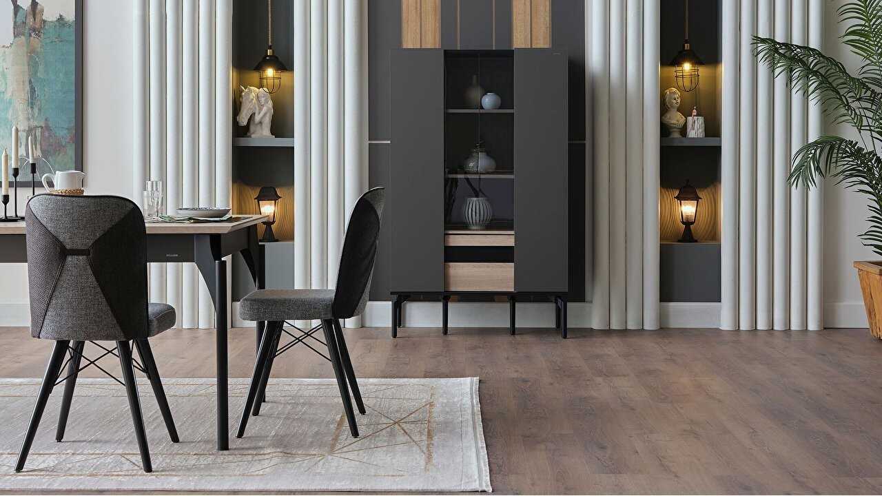 Set Dining Room Lucida cu Masa Extensibila BELLONA Seturi Dining Room