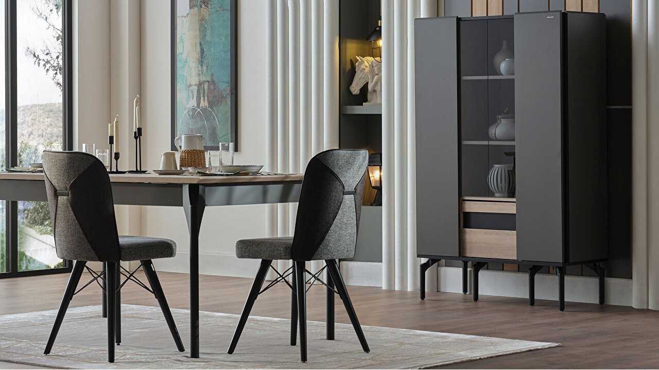 Set Dining Room Lucida cu Masa Extensibila BELLONA Seturi Dining Room