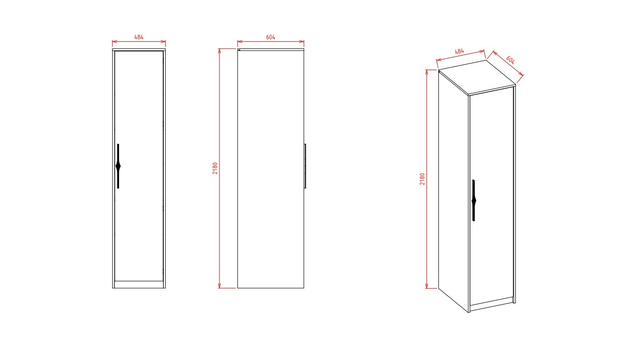 Modul 1 usa sifonier modular Motion BELLONA Magazin 22MTO2000FSFS