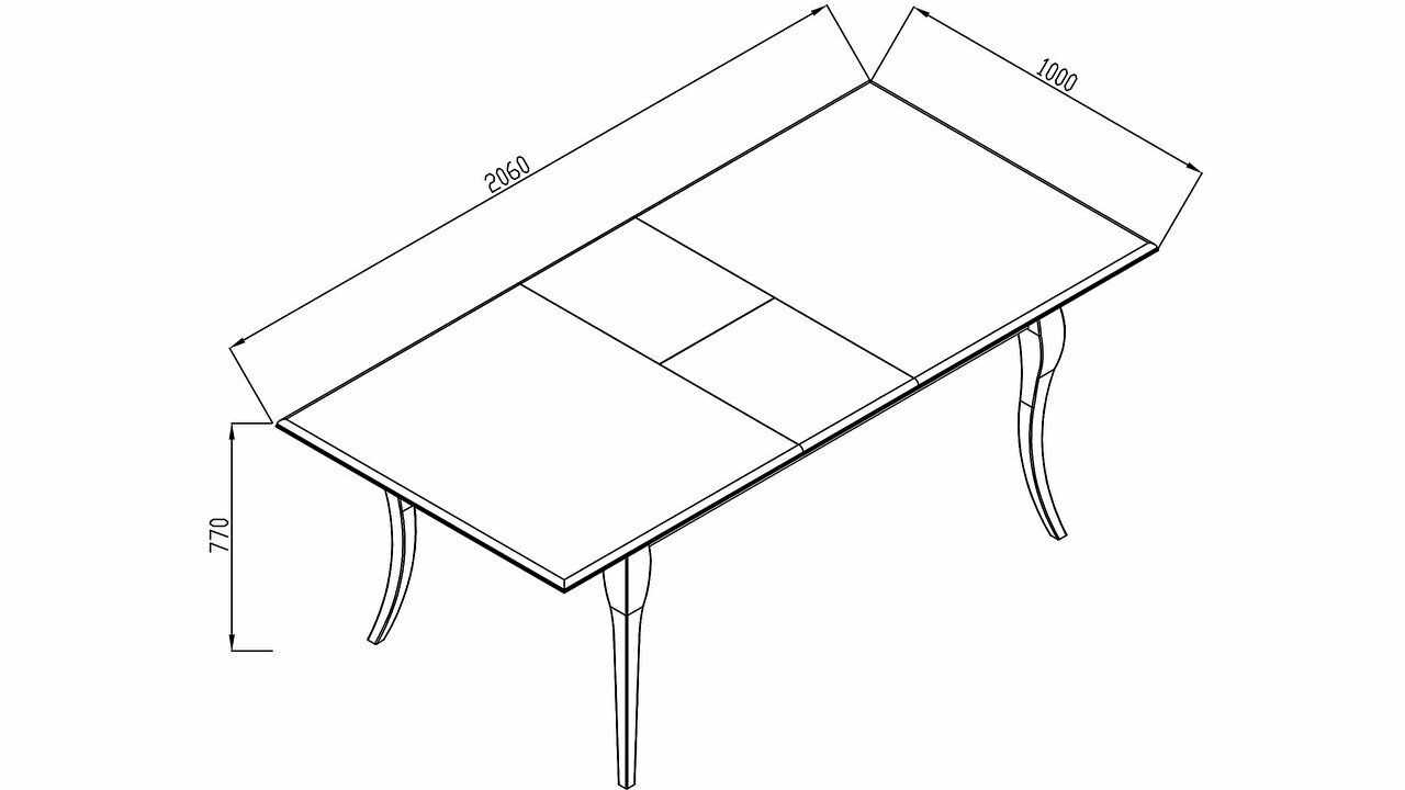 Masa Extensibila cu 6 Scaune Andera BELLONA Seturi Masa cu Scaune