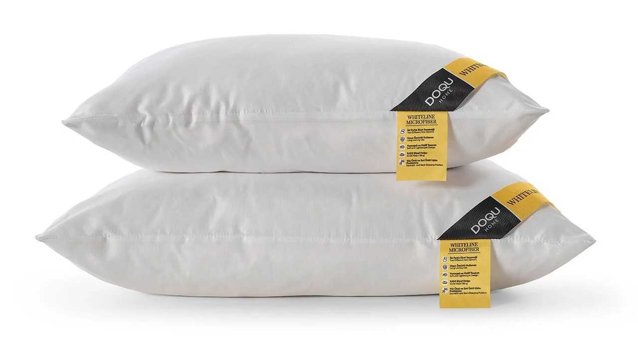 Perna Microfibra Whiteline 50 x 70 cm - Alba DOQU Perne si Pilote 2Q9YSTWHTE0140000