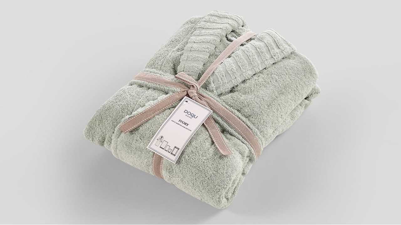 Halat de baie Ivory L/XL - 130 - Verde DOQU Prosoape si Halate 2Q9BRNIVRYB360001 Halat de baie Ivory L/XL - 130 - Verde DOQU Prosoape si Halate 2Q9BRNIVRYB360001