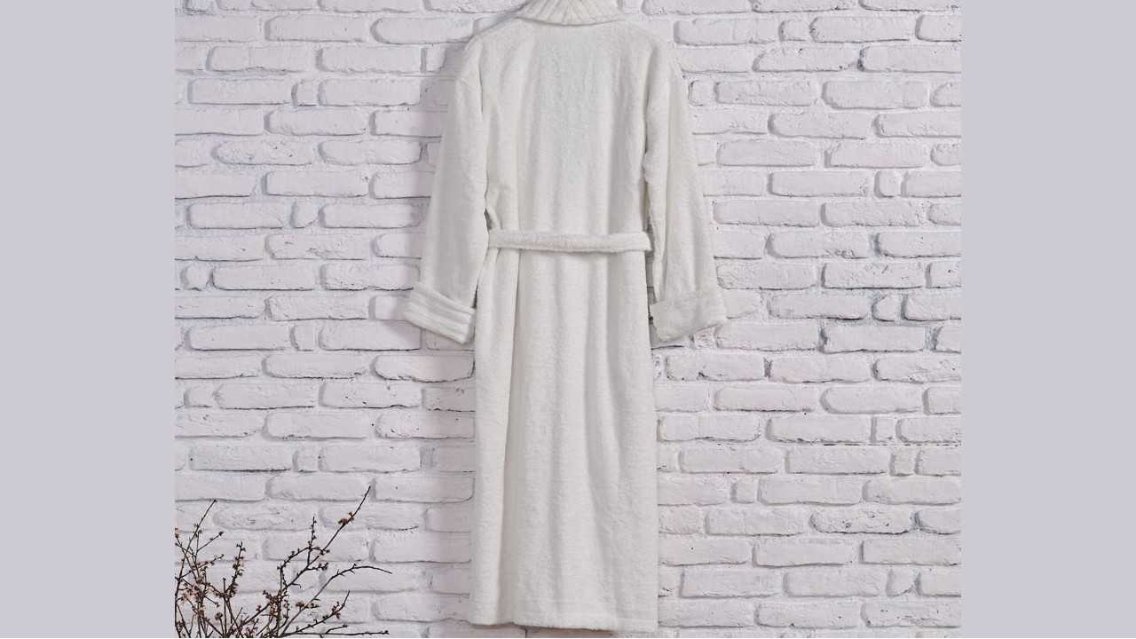 Halat de baie Ivory L/XL - 130 - Alb DOQU Prosoape si Halate 2Q9BRNIVRYB360003