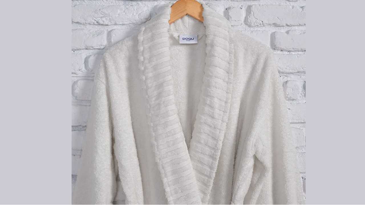Halat de baie Ivory L/XL - 130 - Alb DOQU Prosoape si Halate 2Q9BRNIVRYB360003