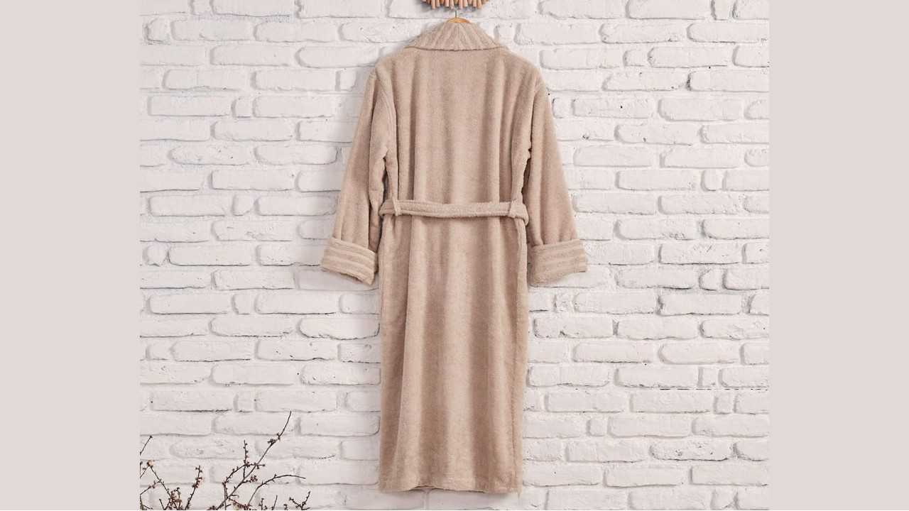 Halat de baie Ivory L/XL - 130 - Bej DOQU Prosoape si Halate 2Q9BRNIVRYB360002