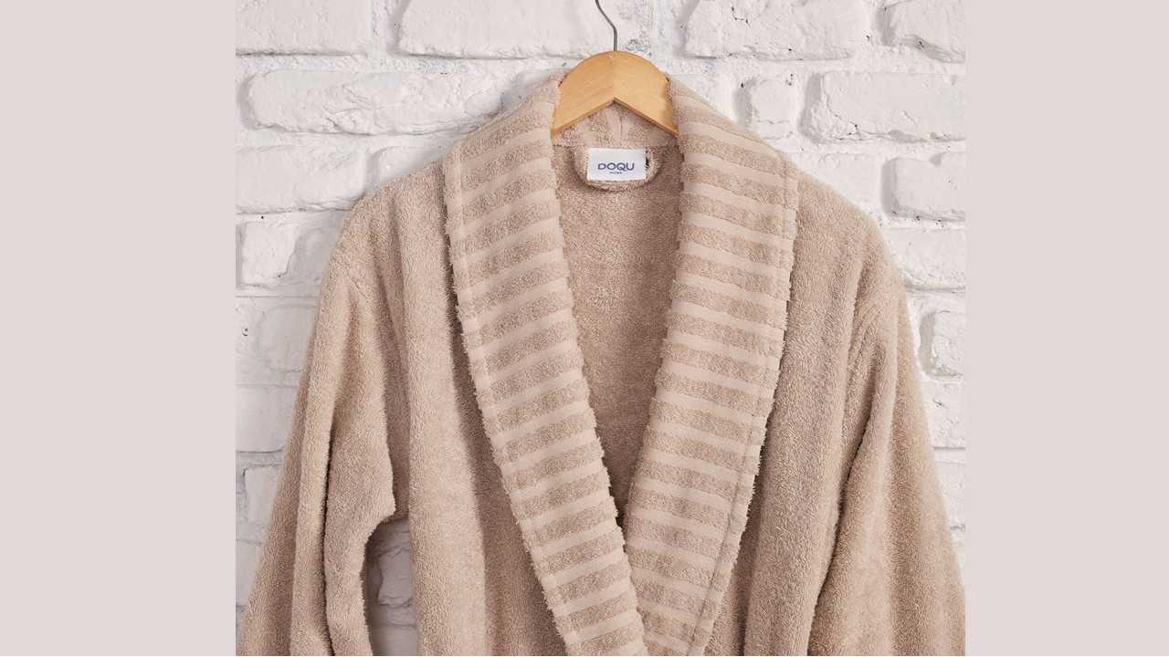 Halat de baie Ivory L/XL - 130 - Bej DOQU Prosoape si Halate 2Q9BRNIVRYB360002