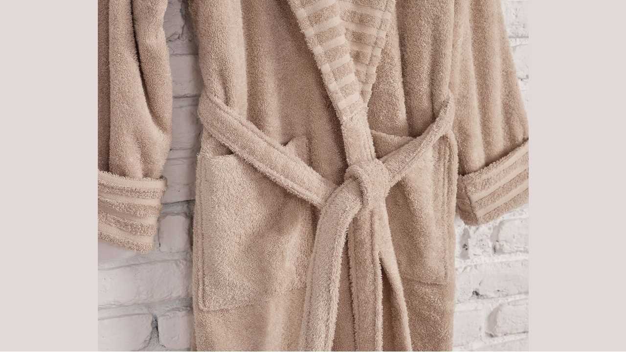 Halat de baie Ivory L/XL - 130 - Bej DOQU Prosoape si Halate 2Q9BRNIVRYB360002