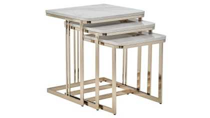 Masute Cafea Zigon Estella, set 3 bucati BELLONA Masuta Zigon 22ETE3304Z3Z3