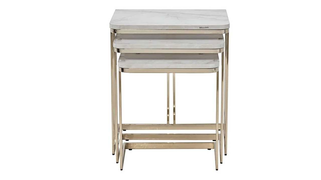 Masute Cafea Zigon Estella, set 3 bucati BELLONA Masuta Zigon 22ETE3304Z3Z3