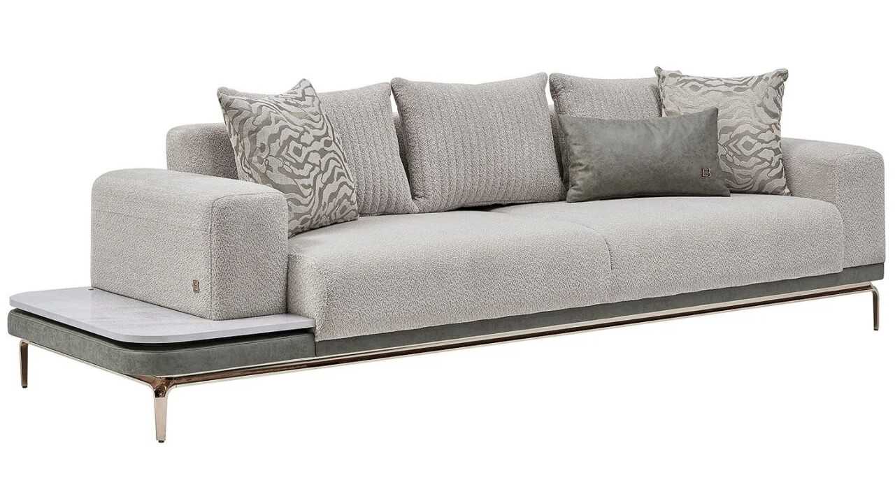 Canapea Extensibila 3 locuri cu Masuta integrata dreapta Estella BELLONA Canapele 20ETE3R00400001