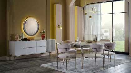 Set Dining Room cu masa extensibila Estella Seturi Dining Room