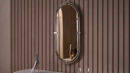Set Dormitor Victor, Sifonier 5 usi, Pat 160x200, culoare Fildes, Finisaj Auriu Set Dormitor VICDORM5USI160200