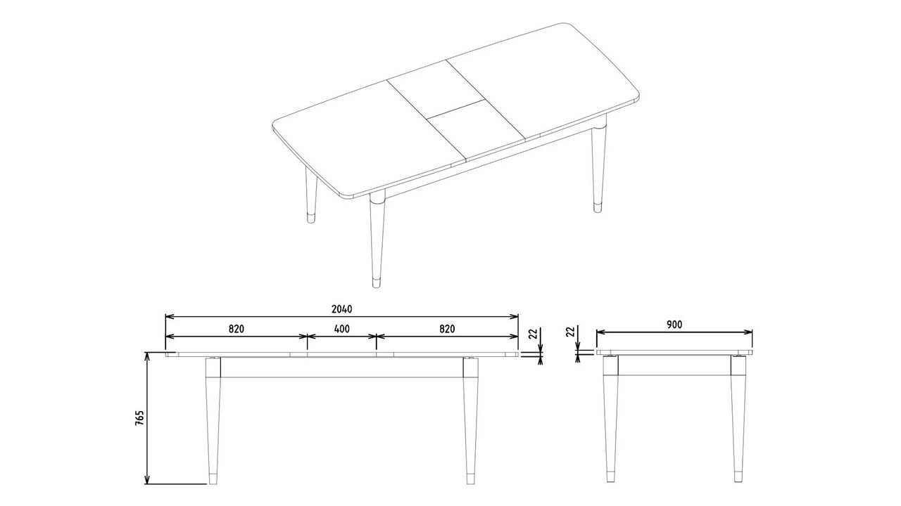 Masa Extensibila Montella BELLONA Masa 22MTL3155Y1Y1