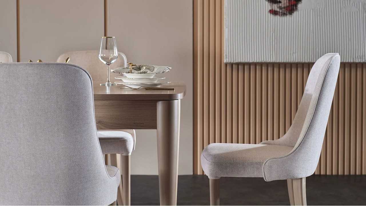 Set Masa Extensibila Cu 6 Scaune Montella Seturi Masa cu Scaune