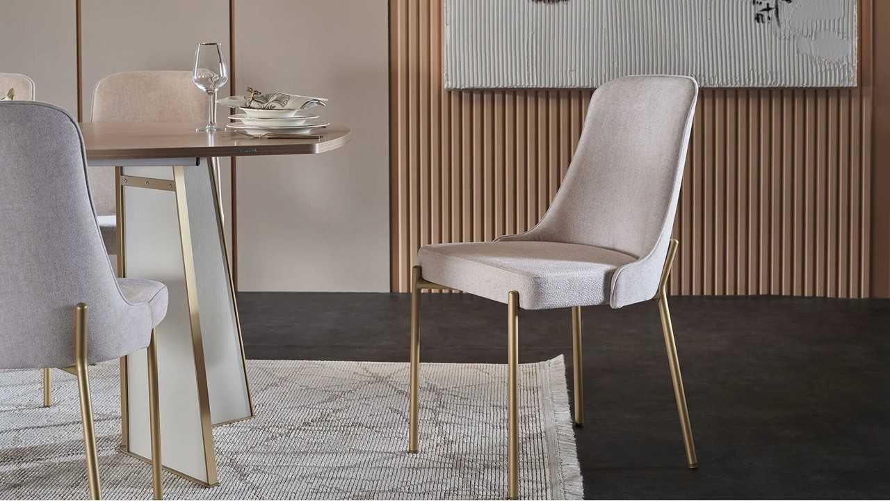 Set Dining Room cu Masa Fixa Montella Seturi Masa cu Scaune