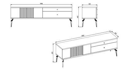 Comoda TV Montella BELLONA Comoda TV 22MTL3001Y2Y1