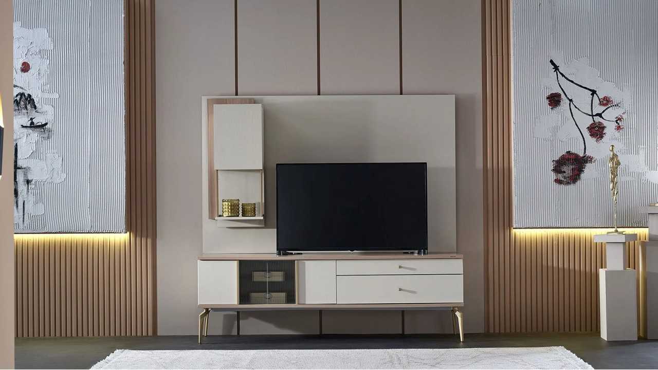 Vitrina Compacta TV Montella BELLONA Vitrina Compacta Vitrina Compacta TV Montella BELLONA Vitrina Compacta