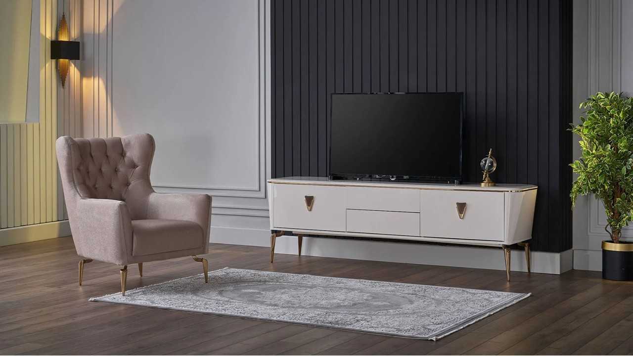 Comoda TV Plaza, culoare Fildes BELLONA Comoda TV 22PZA3001FSFS