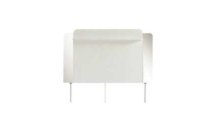 Vitrina Compacta TV Plaza, Culoare Fildes BELLONA Vitrina Compacta 22PZA3001FSFS+22PZA3003FSFS