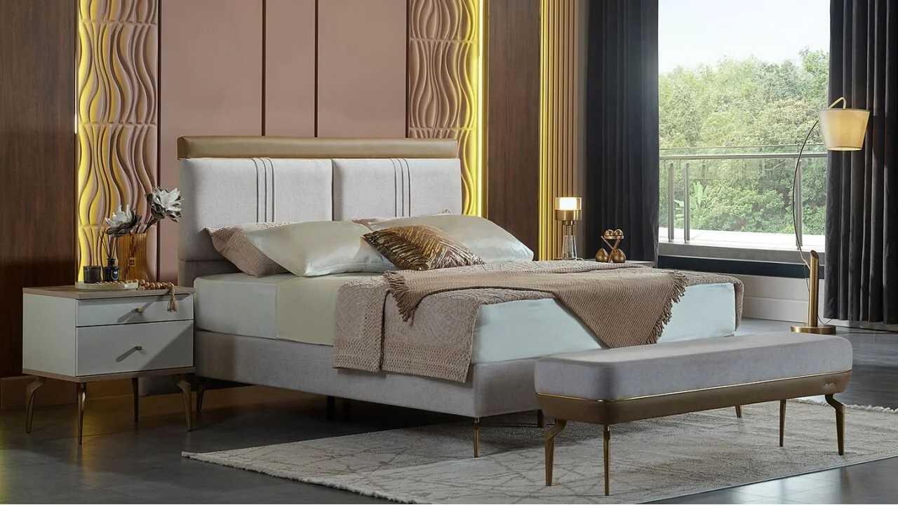 Set Dormitor Montella cu Tablie L Set Dormitor