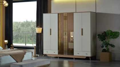 Set Dormitor Montella cu Tablie XL Set Dormitor