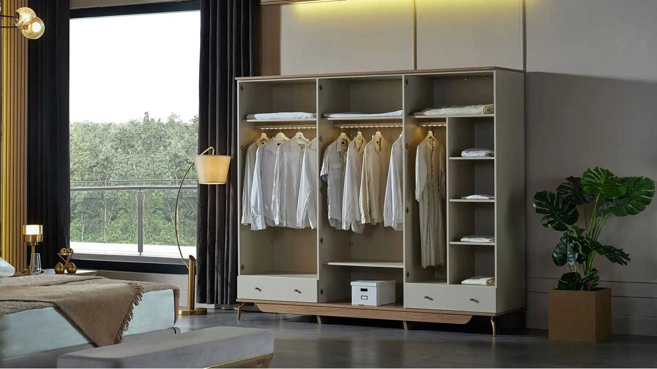 Set Dormitor Montella cu Tablie L Set Dormitor