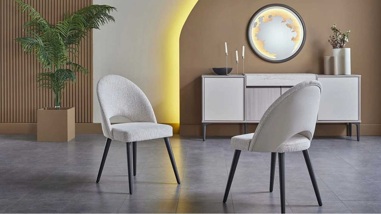 Scaun Mona 6360, Bej, Pachet 2 bucati BELLONA Scaun 23MOO63600230001