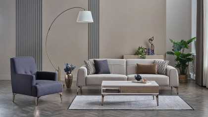 Set Canapea Extensibila Pandora 3+1 Promo BELLONA Seturi canapele SHOWROOM20PND3D00600001+20PND1C00300002