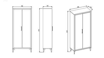 Cuier Modul 2 usi Monaco BELLONA Fara Categorie 22MNO2600A19G