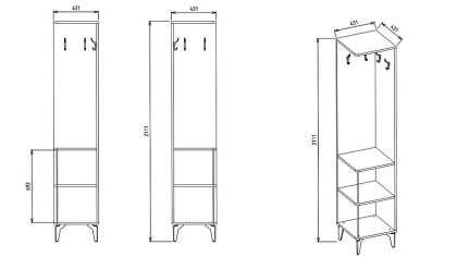 Cuier Modul Monaco BELLONA Fara Categorie 22MNO2602A19G