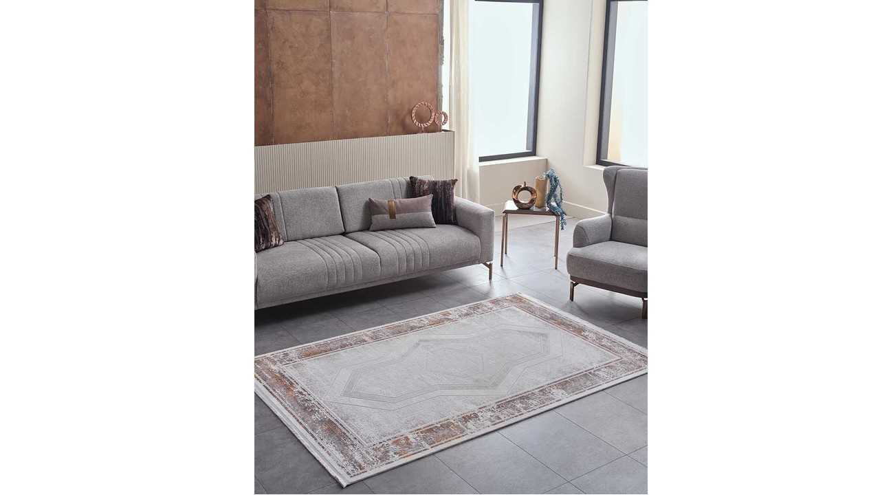 Covor Viera 15598 Cupru, 160X230cm GUMUSSUYU Seria Viera 286VIE15598A3BKR00