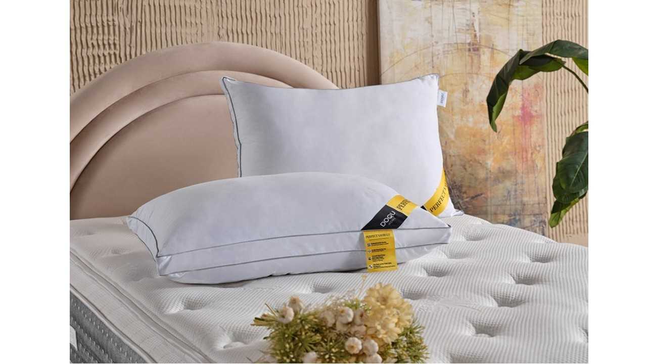 Pernă Perfect Dubla 50 x 70 cm cu pernă suplimentară - Alb DOQU Perne si Pilote 2Q9YSTPFYA0140000
