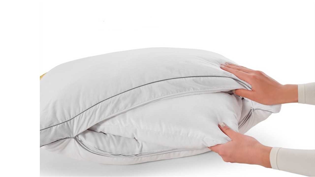Pernă Perfect Dubla 50 x 70 cm cu pernă suplimentară - Alb DOQU Perne si Pilote 2Q9YSTPFYA0140000