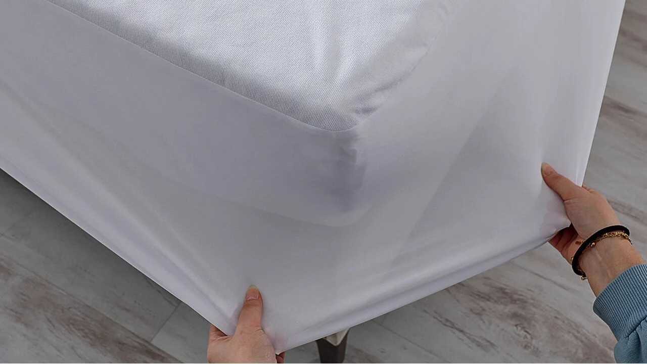 Husa Softy Alez Impermeabila, 160X200cm, Alb DOQU Husa Alez