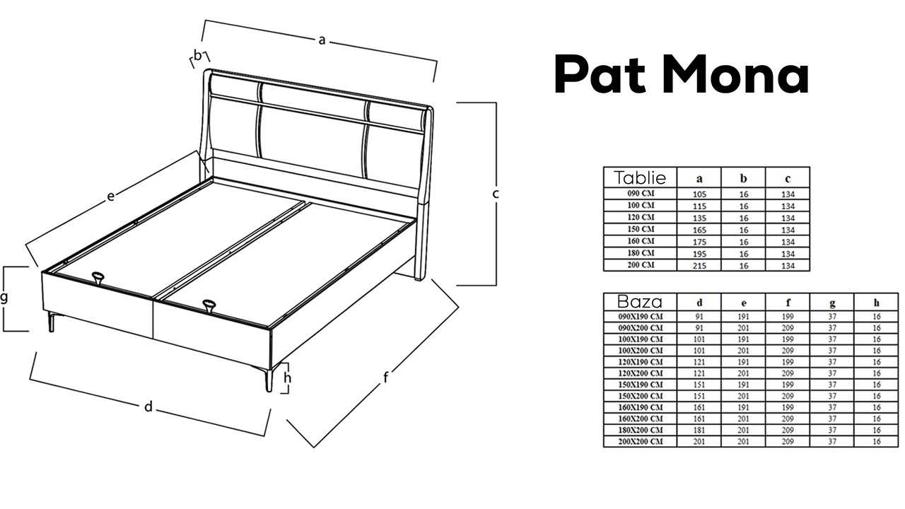 Set standard Dormitor Mona Set Dormitor