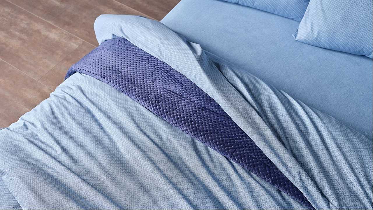Set Lenjerie de pat Pure Touch Double, Albastru DOQU Lenjerie de pat