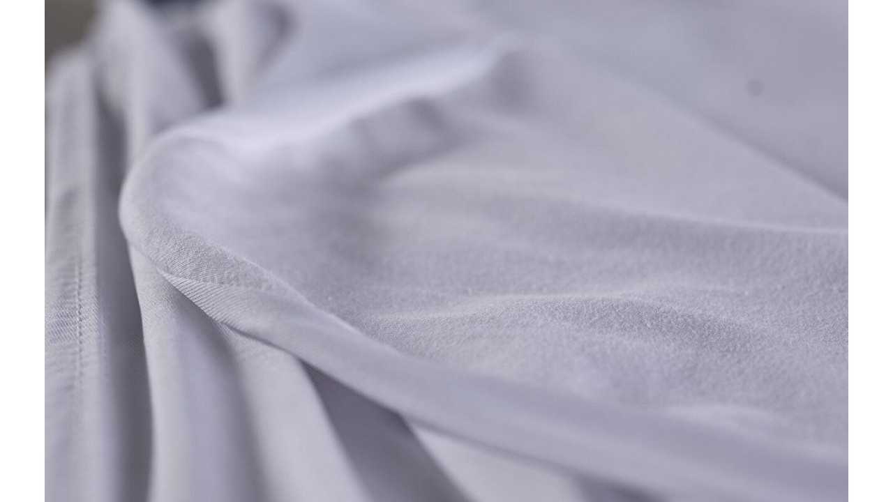 Husa Perla Alez Bumbac Fitted Impermeabila, 140X200cm, Alb DOQU Magazin