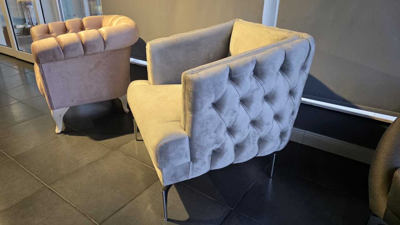Fotoliu Montego, Gri, Culoare picior Crom, Promo BELLONA Fotolii - Fotolii TV SHOWROOM20MTE1A00200013