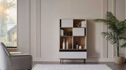 Modul Lateral Dulap Comoda TV Denver BELLONA Magazin 22DNV34043X40