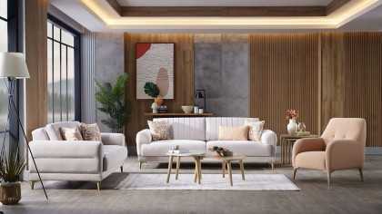 Set Canapea Extensibila Fiero Living
